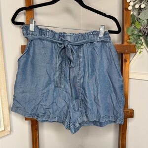 Velvet Heart High Waist Tencel Shorts
